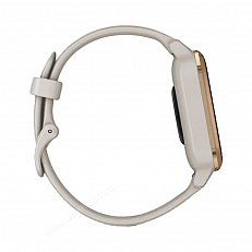 smart Часы Garmin Venu Sq Music Edition песочный с алюминиевым безелем цвета розовое золото
