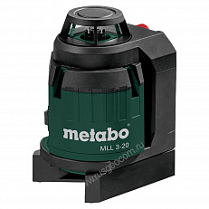 Metabo MLL 3-20 - лазерный уровень с красным лучом