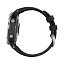 спорт-Часы Garmin Fenix 5 Plus серебристые с черным ремешком