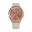 смарт Часы Garmin Vivomove 3S розовое золото циферблат с песочным ремешком