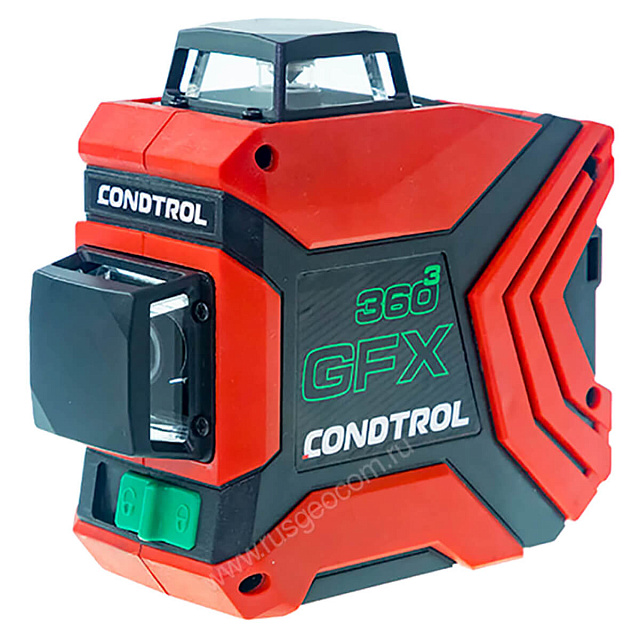 Лазерный уровень Condtrol GFX360-3 с зеленым лучом