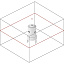 Схема лучей лазерного уровня VEGA LR200