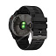 Часы для спорта Garmin Fenix 6X Sapphire Carbon Gray серые DLC с черным ремешком