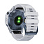 спортивные Часы Garmin Fenix 6 Pro Solar синий минерал с белым ремешком