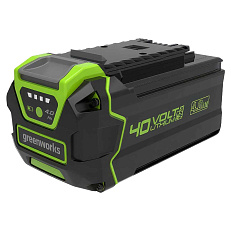 Greenworks GD40BPG2 40V (281 км/ч) бесщеточная с АКБ 4 Ач с USB + ЗУ 5А быстрое - воздуходувка аккумуляторная ранцевая