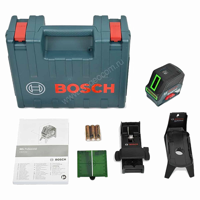 Bosch GCL 2-15G с калибровкой + RM1 + BM3 + кейс - лазерный нивелир