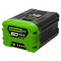 Greenworks GD60AB 60V (260 км/ч) бесщеточный, с АКБ 2 Ач + ЗУ 2А - воздуходувка аккумуляторная