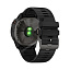 смарт Часы Garmin Fenix 6X Pro Solar титановый серый DLC с черным ремешком