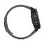 часы для спорта  Garmin Fenix 6 Pro Solar титановый DLC карбон с DLC титановым ремешком.