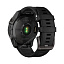 Часы для спорта Garmin Fenix 7 Sapphire Solar титановый серый DLC с черным ремешком