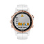 беговые часы Garmin Fenix 5S Plus Sapphire Rose Gold with White Band GPSEMEA