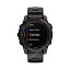 Часы для бега  Garmin Fenix 7 Sapphire Solar титановый угольно-серый DLC с угольно-серым титановым DLC браслетом