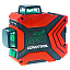 Лазерный уровень GFX360-3 Kit с зеленым лучом