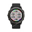 Часы для бега Garmin Fenix 6X Sapphire Carbon Gray серые DLC с черным ремешком