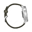 smart Часы Garmin Vivomove Style серебристый с травяным силиконовым ремешком