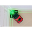 Лазерный уровень Condtrol Omniliner 3D G Kit с зеленым лучом в работе